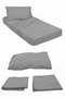 4-Piece Single Bedding Set with Fitted Sheets - Dormitory-Construction Site-Hospital-Apartment-Hotel Set, 12 Pieces - 2