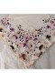 Handmade Patterned Yarn Embroidery with Ring Beads on the Edge, Yemeni, Scarf, with Embroidery on 4 Sides - 3