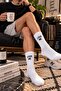 Love Me Written White Unisex Socks - 3