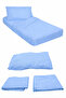 4-Piece Single Bedding Set with Fitted Sheets - Military Camp-Dorm-Hospital-Apart-Otel Set, 12 Pieces - 3