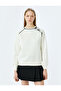 Long Sleeve Embroidered Crew Neck Bowknot Sweatshirt - 2