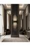 Bhbackhome Aura Medium 39 cm Modern Design Led Sconce - Wall Lamp - Anthracite Case - Daylight Led - Electric - 7