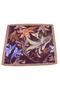 Authentic Floral Pattern - Twill Silk Texture - Multi-Purpose Square Bandana Scarf 50X50 cm - 3
