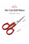 Flat Tip Hobby Scissors 13 cm – Embroidery, Sewing, Etamin, Cross Stitch, and Handicraft Scissors