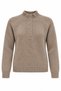 High Collar Button Detailed Raglan Sleeve Textured Knitwear Sweater Aw26Kz00057 - 2