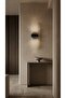 Bhbackhome Aura Medium 39 cm Modern Design Led Sconce - Wall Lamp - Black Case - White Led - Battery Operated - 6