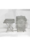 Transparent Acrylic Folding Serving Table Sets - 2