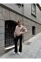 Suede Oversize Cross-Closure Biker Jacket - 4
