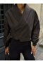 Double-Breasted Buckle Bomber Trench Jacket - 2
