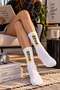 Physical Written White Yellow Unisex Sports Socks - 2