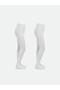 White basic thin girl's pantyhose 2-pack - 7