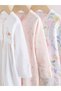 100% Organic Cotton Pink Colored Rabbit Patterned 3-Piece Sleeping Bag Set with Snap Fasteners Alyh44213 - 7
