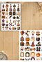 280 Pieces Halloween Sticker Book 8 Sheets A5, Agenda Journal Scrapbook Planner Stb00003 - 4