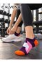 Women's 6 Pairs Cotton Premium - Sports, Patterned Seamless Sports Running and Hiking Socks - 3