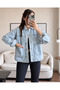 Large Double Pocket Denim Jacket - 2