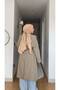 Molly Nelly Women's Long Cape Trench Coat - 3