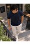 Men's Crew Neck Short Sleeve Slim Summer Knitwear T-Shirt Comfortable Fit - 5