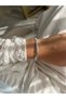 Silver Stone Asymmetric Shape Bracelet - 2