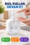 Set of 2 400 ml Countertop Liquid Soap Dispensers with Transparent Reservoir Bathroom Kitchen Dishwashing Detergent Dispenser Set Byz - 4