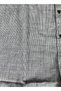 Men's Slim Fit Long Sleeve Linen Striped Judge Collar Shirt - 5