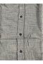 Men's Slim Fit Long Sleeve Linen Striped Judge Collar Shirt - 6