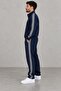 Men's Diver Fabric High-Quality Stand-Up Collar Full Stretch Tracksuit Set Dawraz-3037 - 3