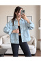 Large Double Pocket Denim Jacket