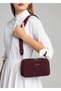 Women's New Season Suede Fabric Wide Strap Zippered Stylish Design Shoulder Bag Size: 26 X 16 cm - 8