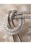 Knot Women's Earrings - White Gold Color - Zircon Stone - Does Not Tarnish - 4
