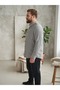 Men's Plus Size Oversized Slim Fit Long Sleeve Linen Notched Collar Shirt - 2