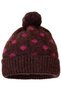 Women's Polka Dot Patterned Pompom Knitted Knitwear Winter Beanie - 2