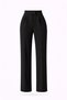 Women's Lycra Velcro Closure Zr Crepe Palazzo Trousers 6016 Black - 2