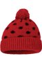 Women's Polka Dot Patterned Pompom Knitted Knitwear Winter Beanie - 4