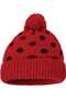 Women's Polka Dot Patterned Pompom Knitted Knitwear Winter Beanie - 8