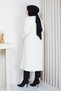 Women's Soft Textured Bearded Loose Knitwear Cardigan - 7