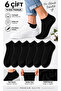 100% Cotton Unisex Short Booties Plain Socks Soft and Flexible Premium Quality Set of 6 Socks - 2