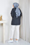 Women's Block Patterned Soft Textured Knitwear Cardigan - 3