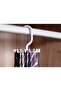 Strap with Swivel Mechanism 20 Hooks Plastic Multi-Purpose Useful Practical Belt Tie Strap 2 Pcs - 6