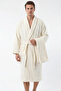 Partial Velvet 3 Piece Bathrobe Set |   Bathrobe, Head Towel, Washcloth |   Soft Texture, Stylish and Comfortable - 5