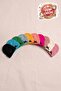 Folded Knitted Beanie with Cat Embroidery Detail - Cute Colorful Winter Beanie - 3