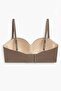 Brown Women's Premium Laser Cut Seamless Supportless Wire-Free Removable Strap Strapless Bra - Non-Marking Comfortable Underwear - 7