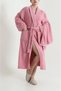 Partial Velvet 3 Piece Bathrobe Set |   Bathrobe, Head Towel, Washcloth |   Soft Texture, Stylish and Comfortable - 3