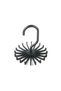 In-Cabinet Rotating Stand Tie Scarf Hanger 20 Hook Hanger 2Pcs