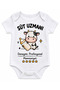 Printed 100% Cotton Interlock Fabric Baby Bodysuit |   Oeko-Tex Certified Fabric |   0-24 Months - 2