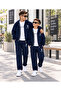 Zipper Lettering Detailed 3-Piece Boys' Set - Ages 7/14 - 31915 - 2