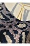 Gold Chain Back Strap Design Sequined Glitter Disco Club Glam Mesh Sparkly Party Glittery Flowy Crop Top - 6