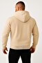 Unisex Oversize 3 Thread Raster Hooded Sweatshirt with Kangaroo Pocket, Plain / Without Print - 2