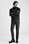 Ds Damat Slim Fit Anthracite Fabric Trousers - 7