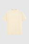 Ds Damat Regular Fit Ecru Plain T-Shirt - 3