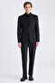 Ds Damat Slim Fit Black Printed Suit - 4